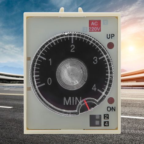 Relais temporisé à bouton réglable, contacts en alliage de haute qualité ST3PA G, 220 V CA, 50/60 Hz