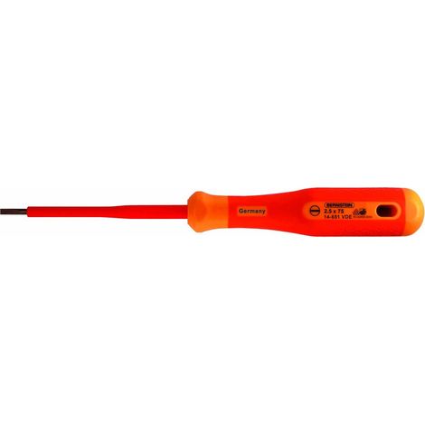 Bernstein Tools 14-652-VDE VDE Schlitz-Schraubendreher Klingenbreite: 3.5 mm Klingenlänge: 100 mm