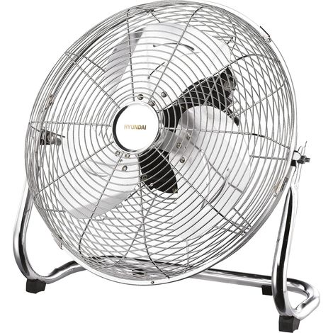 1 Brasseur D'Air, Métal 100W, 3 Lames Aluminium, Inclinaison 120°, 3 Vitesses, Intérieur