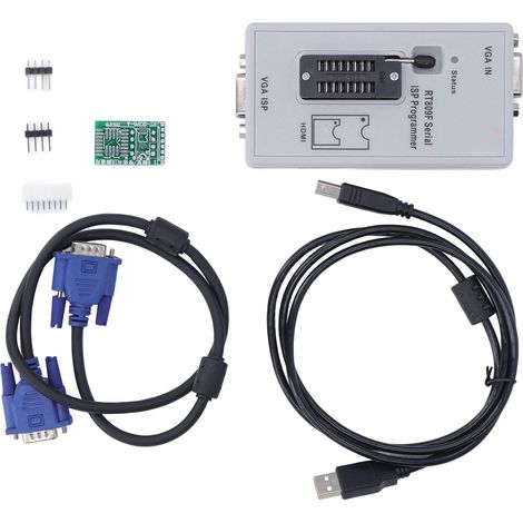 Programmeur ISP multifonctionnel, moniteur TV LCD HD USB, Identification automatique, lecture et écriture (1/5)