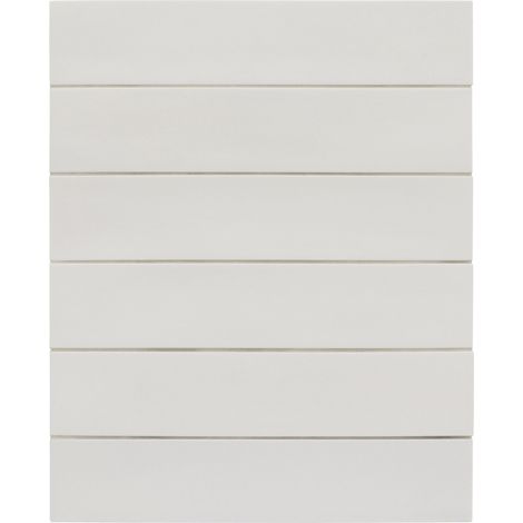 Carrelage FENG 30x6cm 30x6cm Snow - boîte de 0.50 m2 30x6 cm Snow - - boîte de 0.50 m2