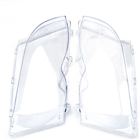 2 pièces Verre de Phare Transparent pour E46 4D 320i/325i/325xi/330i/330xi 02-05 63126924043 63126924044 (1/5)