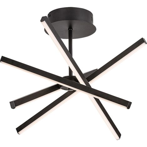 Plafonnier LED noir 30W orientable Matilde Rabalux (1/5)