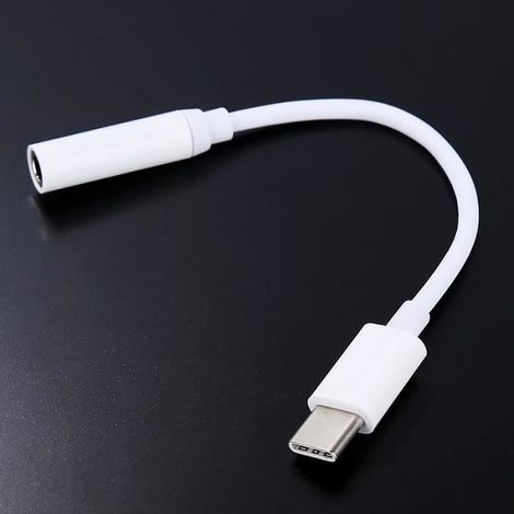 Adaptateur USB-C Mâle vers Mini-Jack 3,5mm Femelle (1/4)