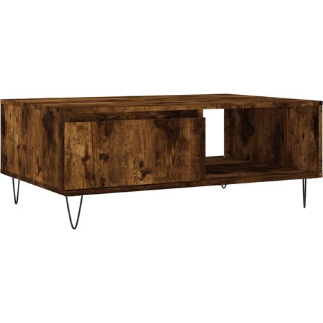 Maison Exclusive - Couchtisch Räuchereiche 90x60x35 cm Holzwerkst