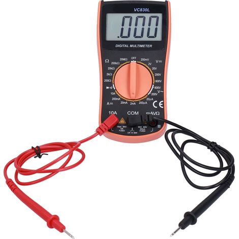 Multimètre numérique automatique de précision miniature portable VC830L (avec avertisseur sonore) (1/5)
