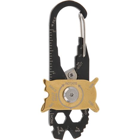 Outil multifonction 20 en 1 en acier inoxydable, mini porte-clés portable, tournevis et clé, outil EDC de poche (1/5)