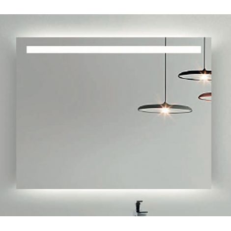 Aelle - Miroir rectangle, LED et rétroéclairage 70x90 cm - HORIZON (1/5)