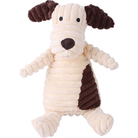 Lot de jouets en peluche pour chien, avec couineur et papier froissé, en coton doux, pour chiots et chiens de toutes tailles (1/5)