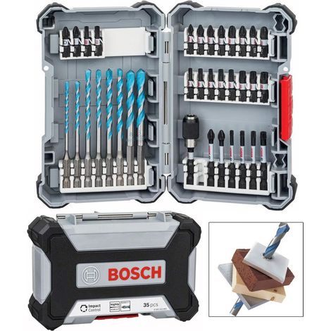 Bosch PRO 35 PC Impact Control Multi Purpose Construction Drill Screwdriver Set (1/6)