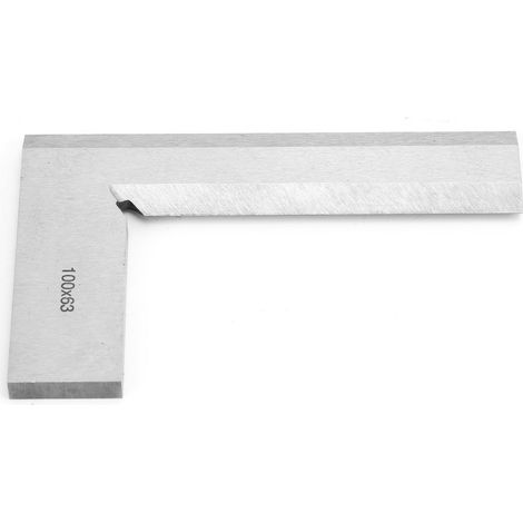 Messerkantenlineal 90°-Winkelerkennung Edelstahl Präzisionsmesswerkzeug für Ingenieure 100 x 63 mm (1/5)