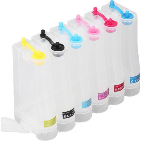 Kontinuierliches Tintensystem (CISS) für R330 1390 Tintenstrahldrucker, Sublimationstransfer-Kit, nachfüllbarer Tank, Zuführwerkzeug, Thermosublimation (1/5)