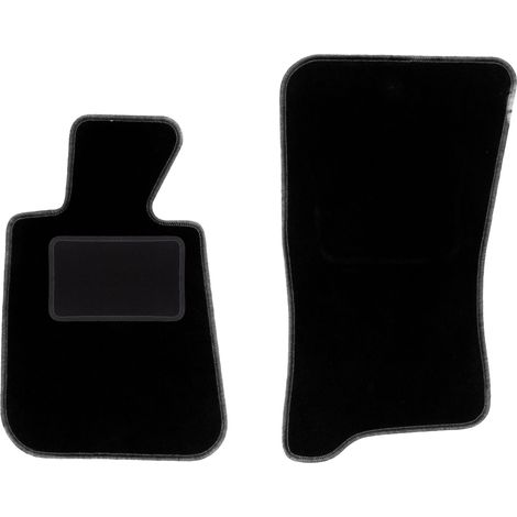 Alfombrillas delanteras negras para: BMW 3 E30 Cabrio (1986-1993)