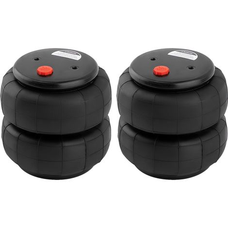 Suspensión neumática, caucho duradero, capacidad de 2600 lb, 1 par (1/2)