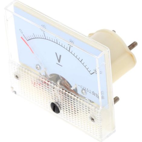 Ampèremètre analogique Healeved 85c1 dc30v avec aiguille à réglage fin et échelle facile lire,