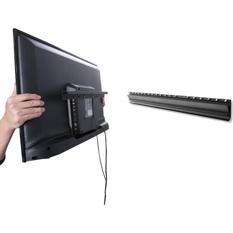 Support Mural pour TV en continu, Robuste, pour TV à écran Plat de 26 à 55 Pouces, sans Boulon, sans perçage, sans Ancre, Installation Facile avec Tout Le matériel Inclus (1/5)