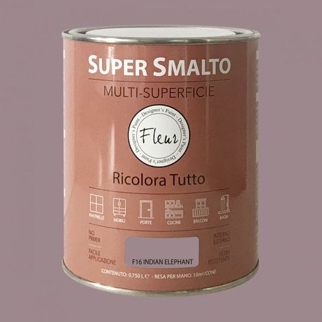 FLEUR SUPER SMALTO MULTI-SUPERFICIE 750ML F16 INDIAN ELEPHANT