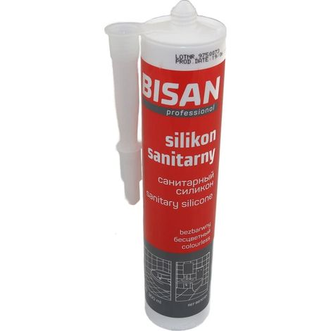 Silicone d'étanchéité bisan 300ml flexible fongicide (1/3)