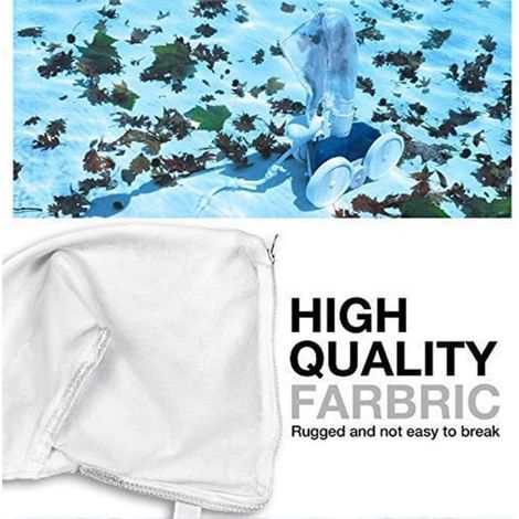 Sac filtrant de rechange pour sac à fermeture à glissière 2 pièces pour nettoyeur de piscine 360 et 380, sac filtrant de piscine-Ywey (1/5)