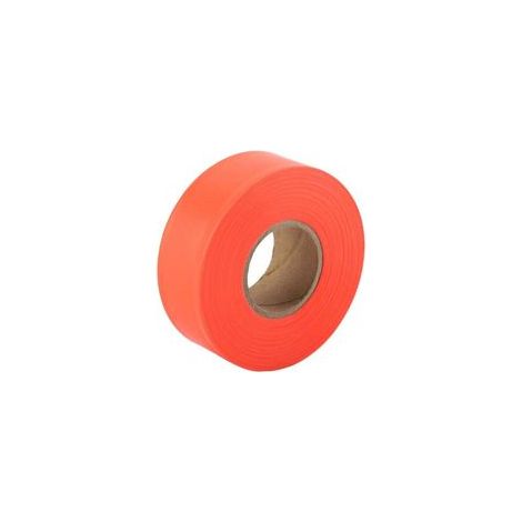 Ruban de signalisation haute visibilité pour camping, marquage en rouleau, ruban de signalisation, ruban de signalisation non adhésif pour jardin extérieur (orange) (1/4)