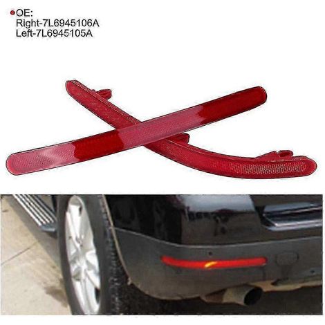 7l6945105a 7l6945106a Luces de advertencia reflectantes del parachoques trasero para automóvil Edición 0617 (2002-2010) (1/4)