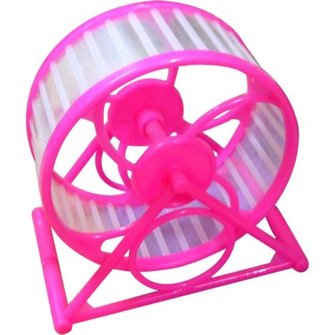 1pc Rosy Hamster Wheel Pet Jogging Hamster Souris Souris Guinée Cochon Animaux Exercice Jouet Courir Spinner Roue du Sport Jouets (1/5)