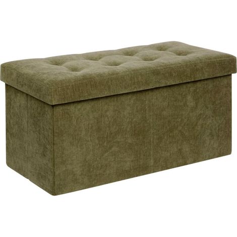 Banquette Pliable Velours "Lysandre" 76cm Kaki