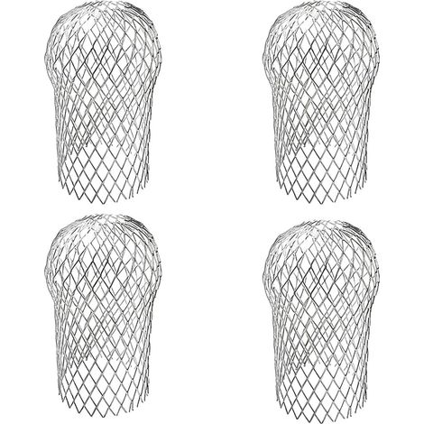 Dachrinnenabdeckung, verlängerte Aluminium-Dachrinnenabdeckung, Siebfilter, Dachrinnenabdeckung, verhindert Verstopfung und lässt Schmutz zurück