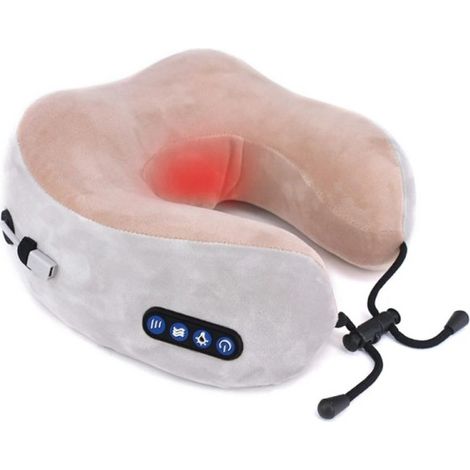 U-förmiges elektrisches Nackenmassagegerät, tragbares Multifunktionskissen für Schultern und Nacken – AquaForge (1/5)