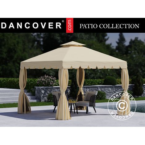 Gazebo Osiris 3x3 m, Sand - Dancover