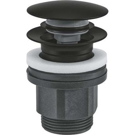 Grohe - Piletta di scarico per lavabo, nero opaco 1024642430