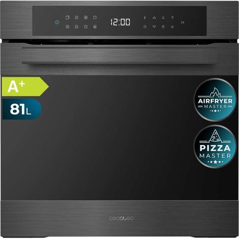 Forno pirolitico a incasso Matt da 81 l di capacità, 11 funzioni ed Airfryer Master, Pizza Master, 3D Cooking, Steam Base X2 e Pirolisi, classe A+.