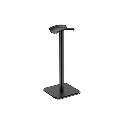 Headset-Ständer – Kopfhörerhalterung – Kopfhörerständer – Headset-Aufhänger – 100 x 100 x 245 mm – Schwarz – Aluminiumlegierung