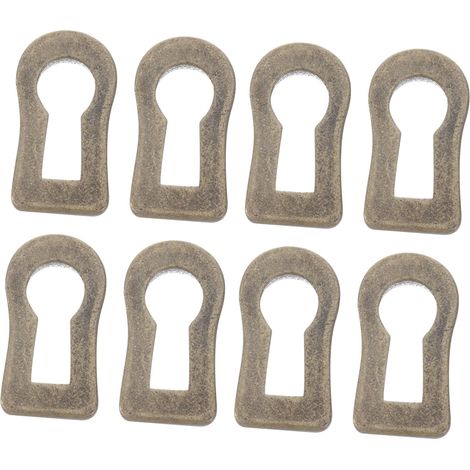 Vaguelly Lot de 10 cache-serrure en alliage zinc finition (1/5)