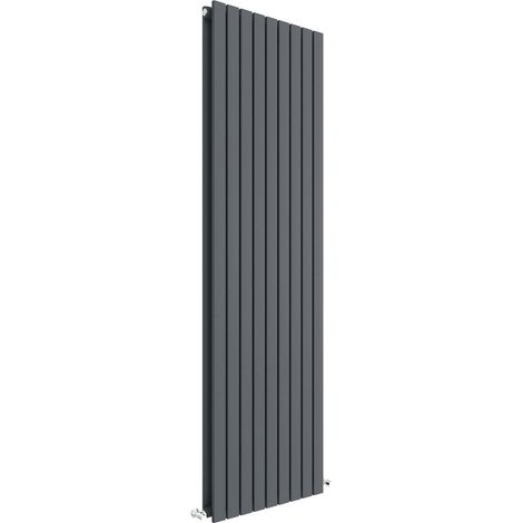 Nuie 1800mm x 528mm Anthracite Sloane Double Panel Radiator - HLA47D (1/4)