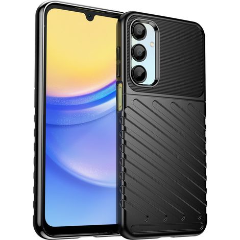 Coque de protection en silicone pour Samsung Galaxy A26 Thunder Case - noire (1/5)