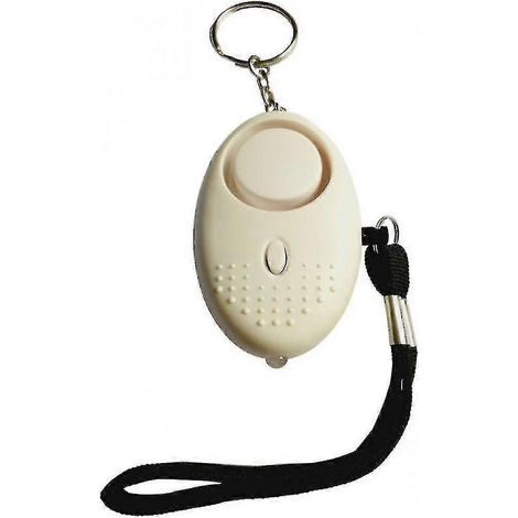 130 dB Anti-Wolf-Alarm für Frauen, Diebstahlalarm (weiß) (1/3)