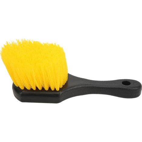 Cette brosse de nettoyage pour jantes et pneus de voiture est ergonomique et convient à une utilisation intérieure et extérieure. Elle est idéale pour les camions, remorques, camping-cars et fourgons (1/5)