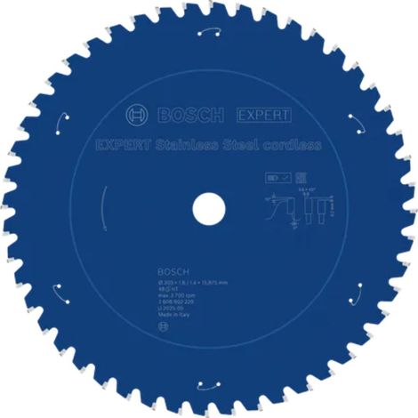 Lame de scie circulaire Bosch ex sl h 203x15.88-48 203 mm 48 dents