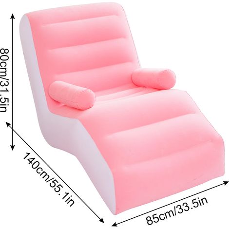 Fauteuil de jardin gonflable/fauteuil flottant de piscine, adapté aux plages, au camping et aux jardins.