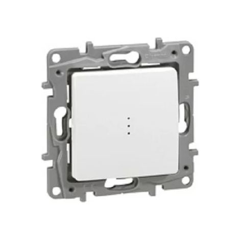 Legrand 664726 - Niloe one - Niloé Illuminated Push Button - 6A 250V - NO-NC - Pure