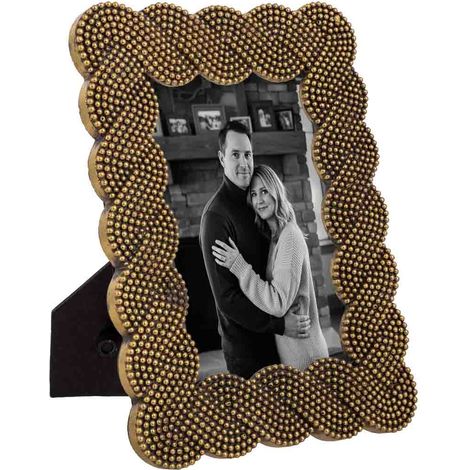 Porta fotos 10X15 dorado 15,2x1,7x20,4h cm