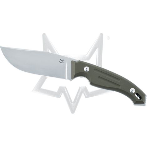 Fox/Rumic Octopus vulgaris Fixed Green Messer Griff G10-Stein gewaschene Lama N690 (1/2)