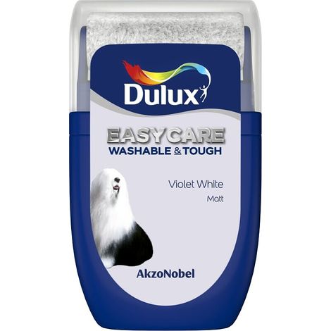 Dulux Easycare Washable Tough Matt Tester Pot - 30ml - Violet White