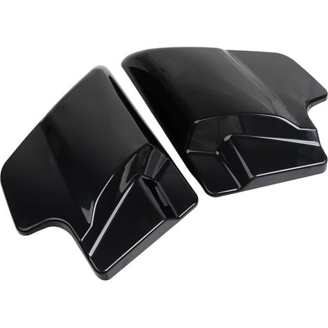 Pannelli laterali neri non verniciati, pannelli laterali ABS sinistro e destro per Harley Touring Street Glide Road Glide Electra Glide Ultra Classic FLHTCU 2009-2022