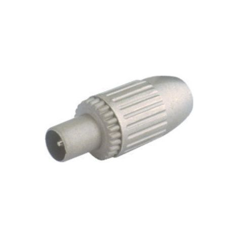 Electro DH Abgeschirmte Koaxial-Antennenbuchse für TV. Farbe Metallic 10.534/MET 8430552069347
