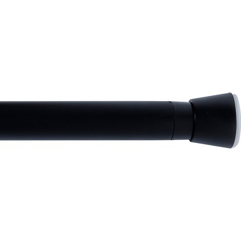 Barre Pression Extensible Noire Installation Sans Perçage, Ajustement Facile - Cintacor - Storplanet