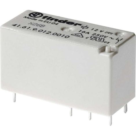 Finder 41.52.9.024.0010 Relè per PCB 24 V/DC 8 A 2 scambi 1 pz.