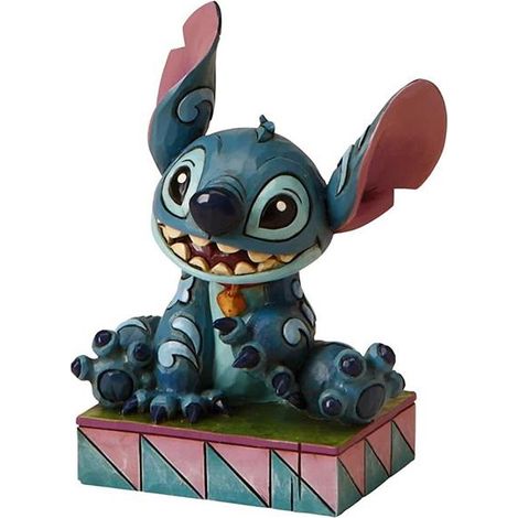 Disney Traditions Stitch Statuina 10 Cm Blu Enesco