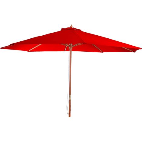 Ombrellone giardino spiaggia N82 Florida ø 350cm poliestere, bordeaux